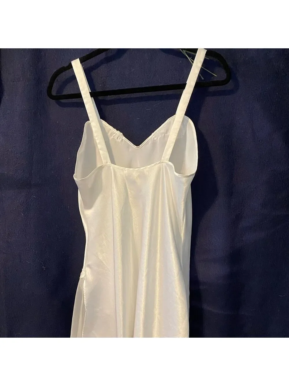 VAL MODE Sexy Lingerie Beautiful Silky, Satin look w/Lace, Pearls & Sequins Sz M